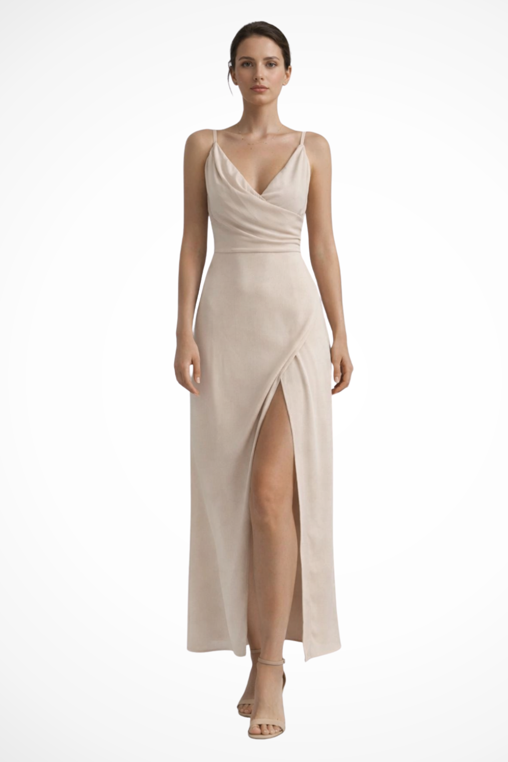 Aria | Slit Maxi Wedding Guest Dress