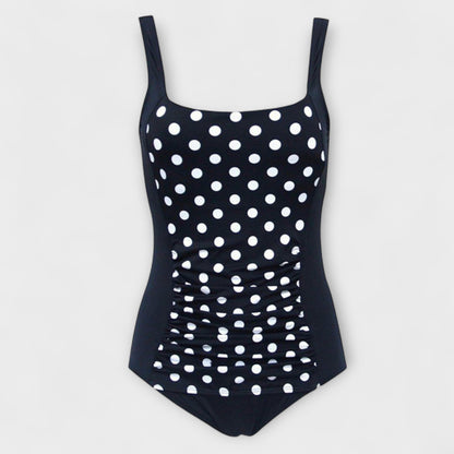 Greta | Vintage Square Neck Padded One-Piece Swimsuit