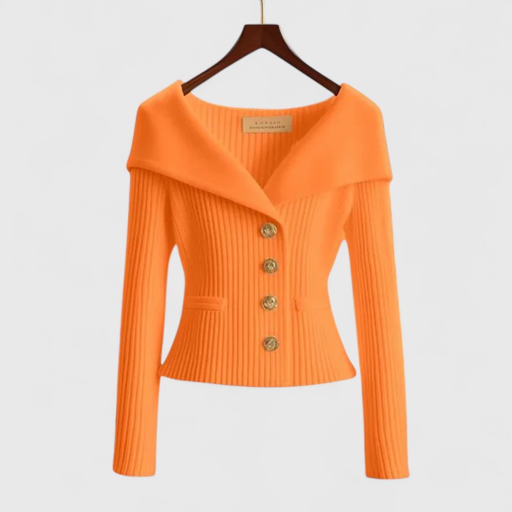 Clarwyn soft open-front cardigan