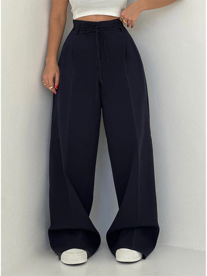 Nerys high-waist belted wide-leg trousers, view 10