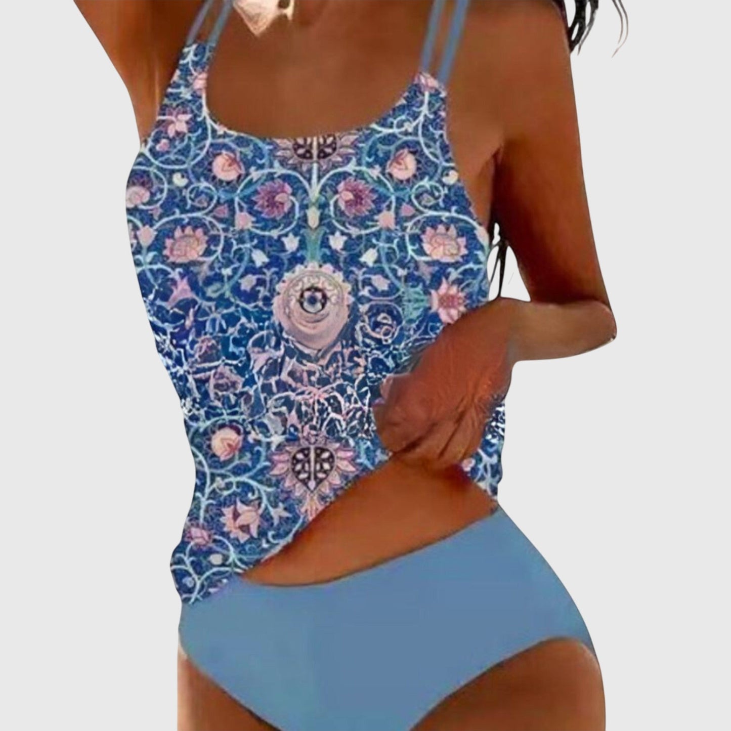 Persephone | Tropical Print Swimwear Set