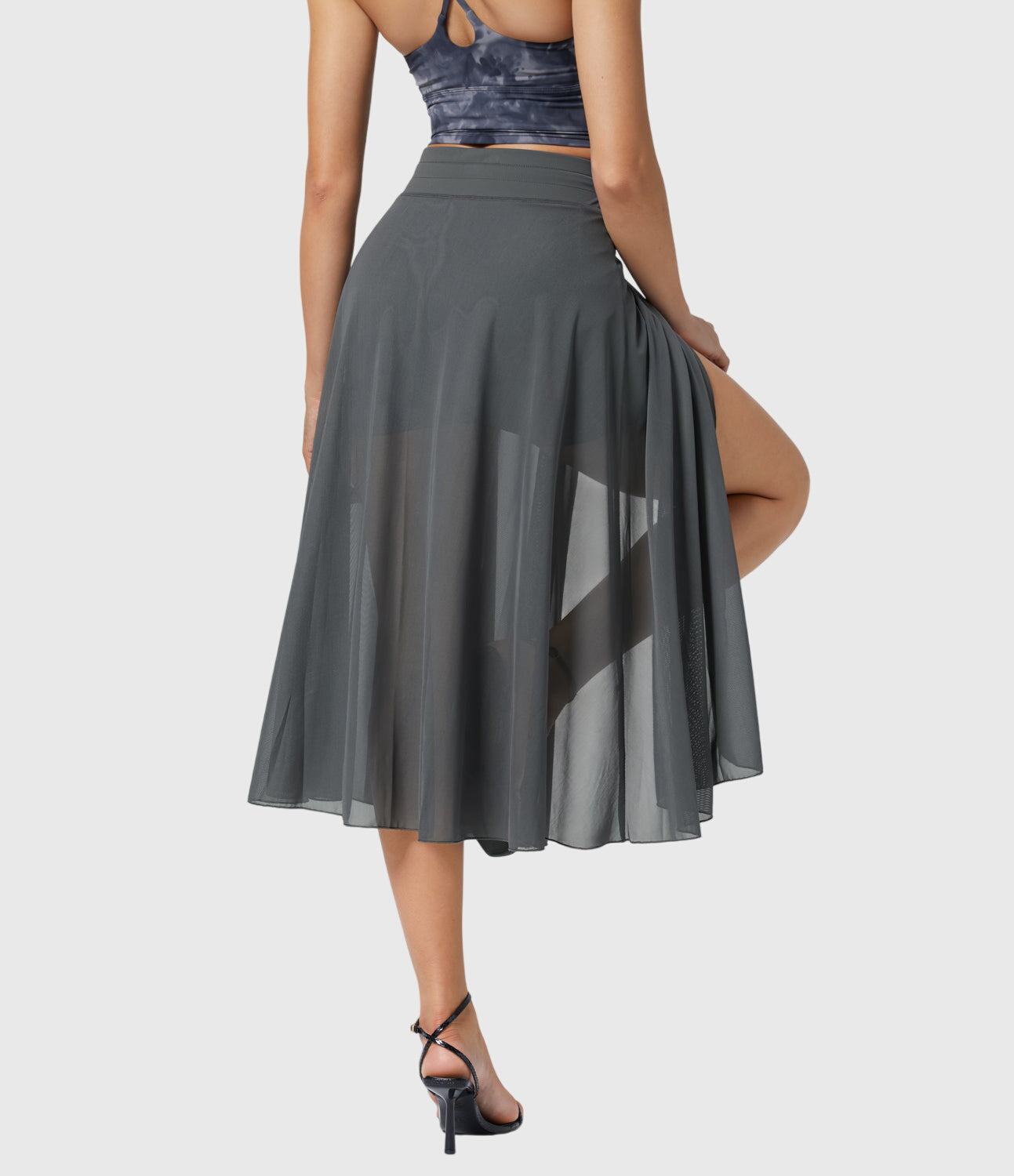 Melanie | High-Waist Pleated Midi Skirt