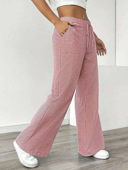 Bexley | Striped Wide-Leg Trousers