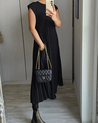 Fern | Flowy Pleated Maxi Cocktail Dress