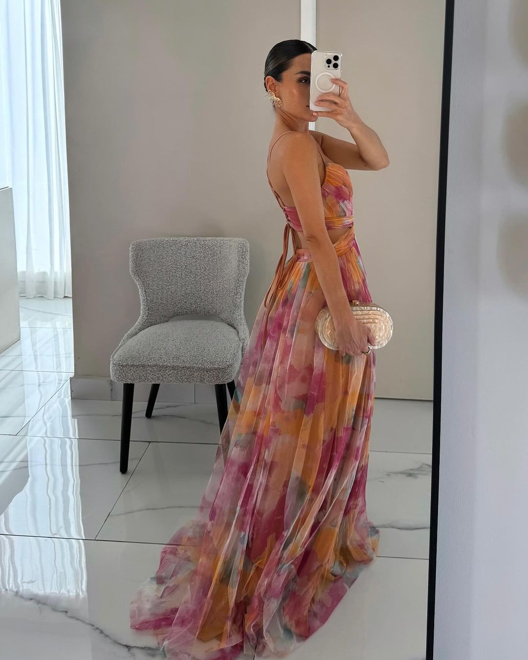 Solivia | Floral Print Maxi Dress