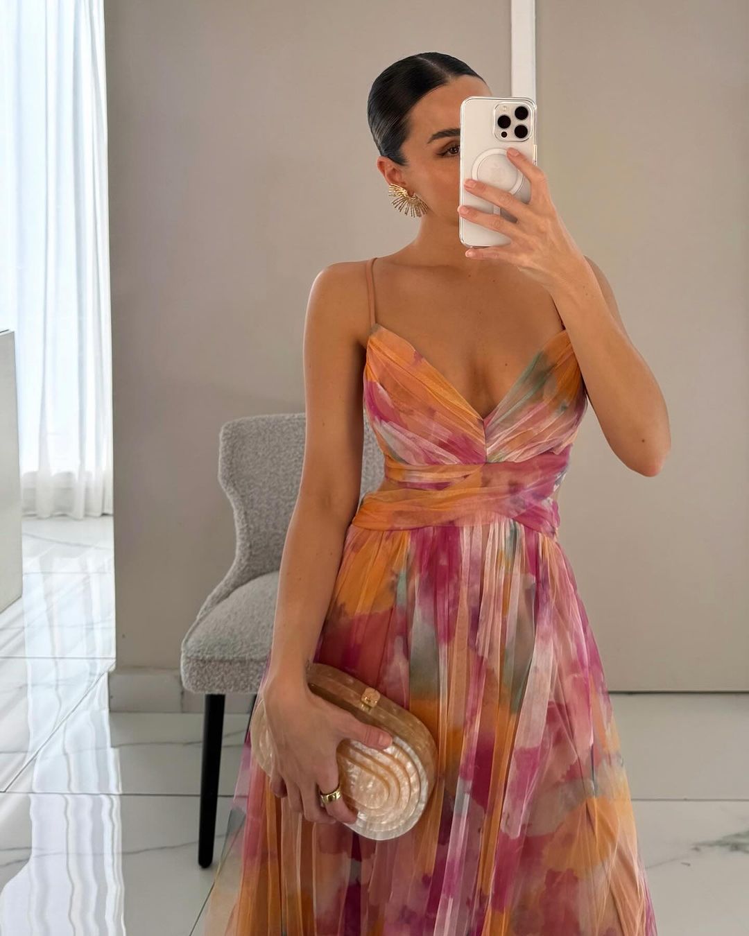 Solivia | Floral Print Maxi Dress