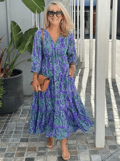 Liliosa | Floral Boho Mini Dress