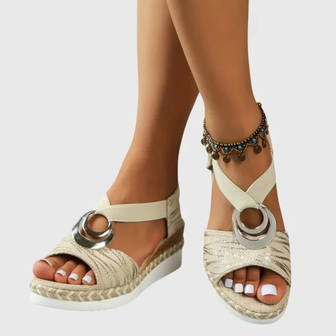 Lennon comfort sandals styling angle