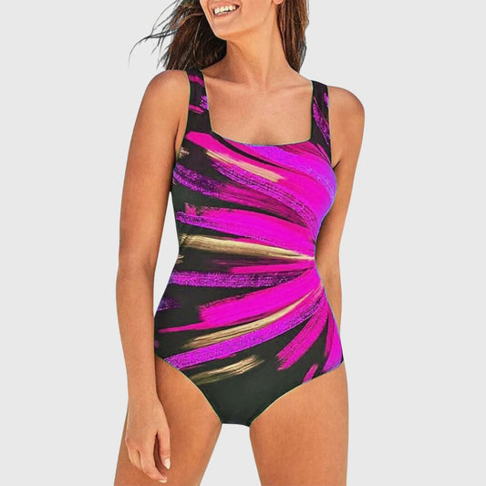 Mirabella | Square Neck Shaping One-Piece Swimsuit
