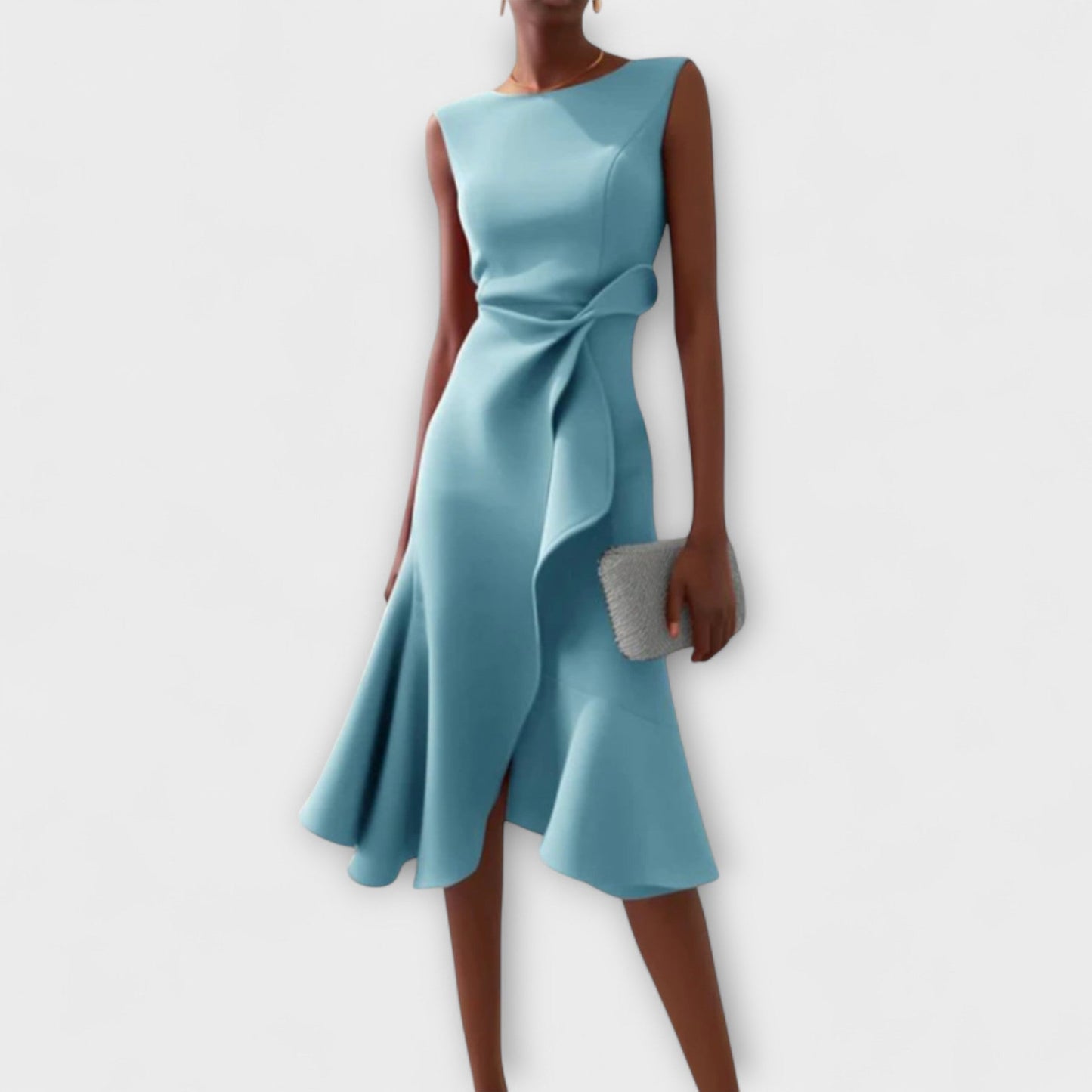 Virella | Asymmetric Midi Dress Elegant Sleeveless