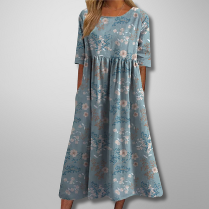 Renelia | Relaxed Floral Midi Dress
