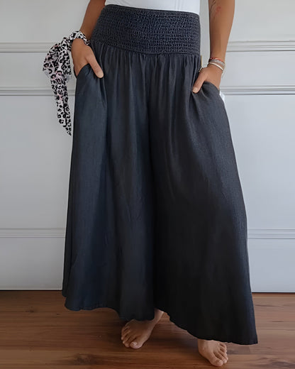 Evelyn | Printed A-Line Midi Skirt