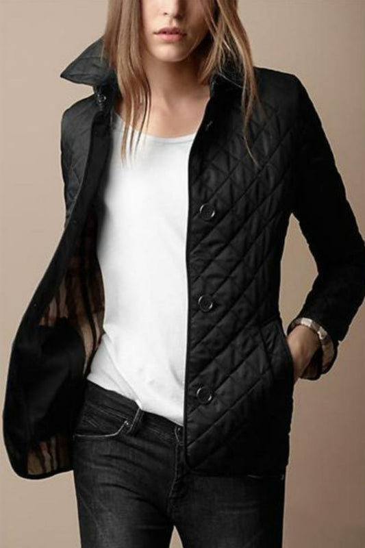 Maelenn women's quilted button-front jacket