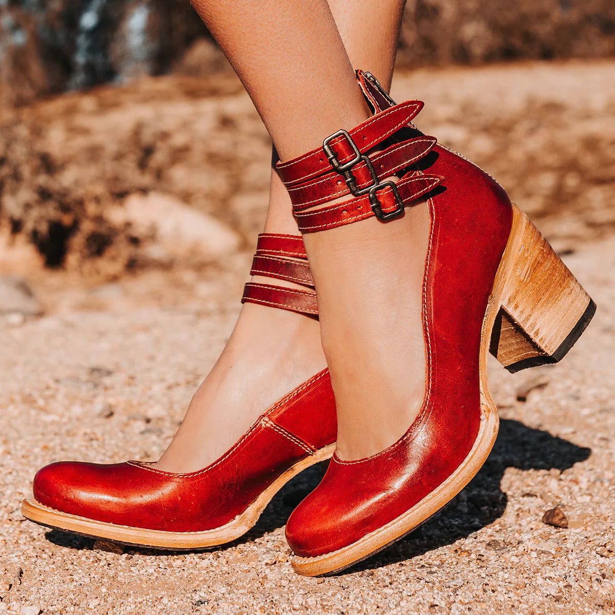 Lainey refined comfort sandals top view