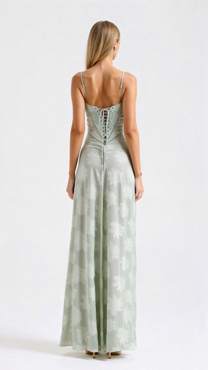 Delphine | Strapless Slip Maxi Wedding Guest Dress