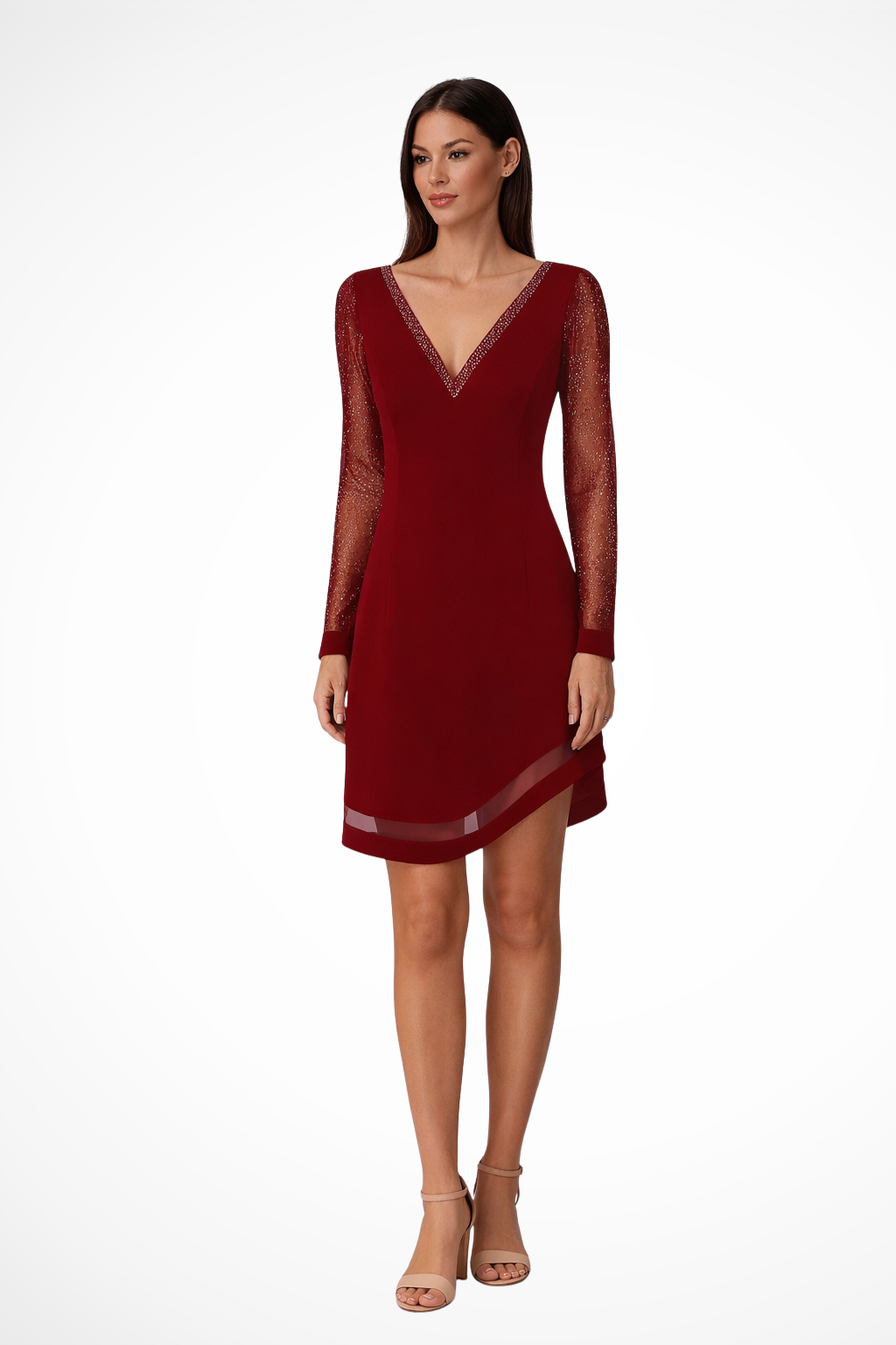 Elara | Elegant Wedding Guest Midi Dress