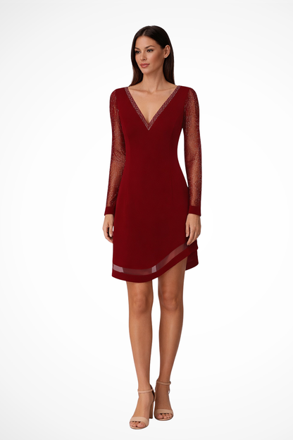 Elara | Elegant Wedding Guest Midi Dress