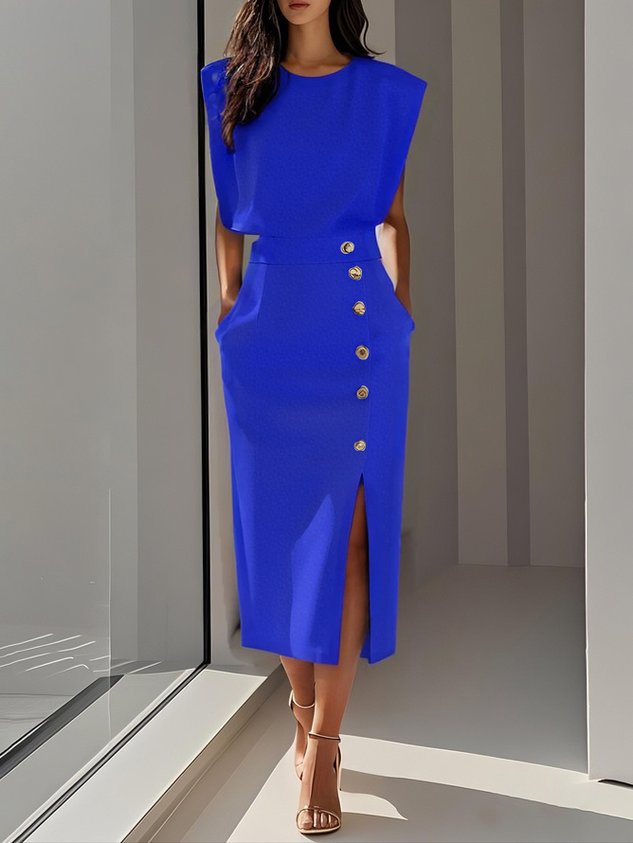 Marcella | Sleeveless Bodycon Midi Dress