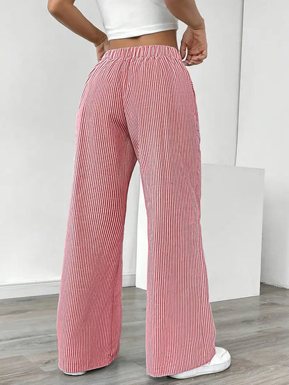 Bexley | Striped Wide-Leg Trousers