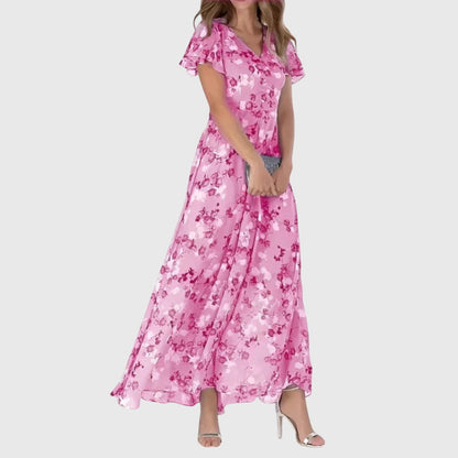 Rosalia | Flattering Short Sleeve Summer Dress