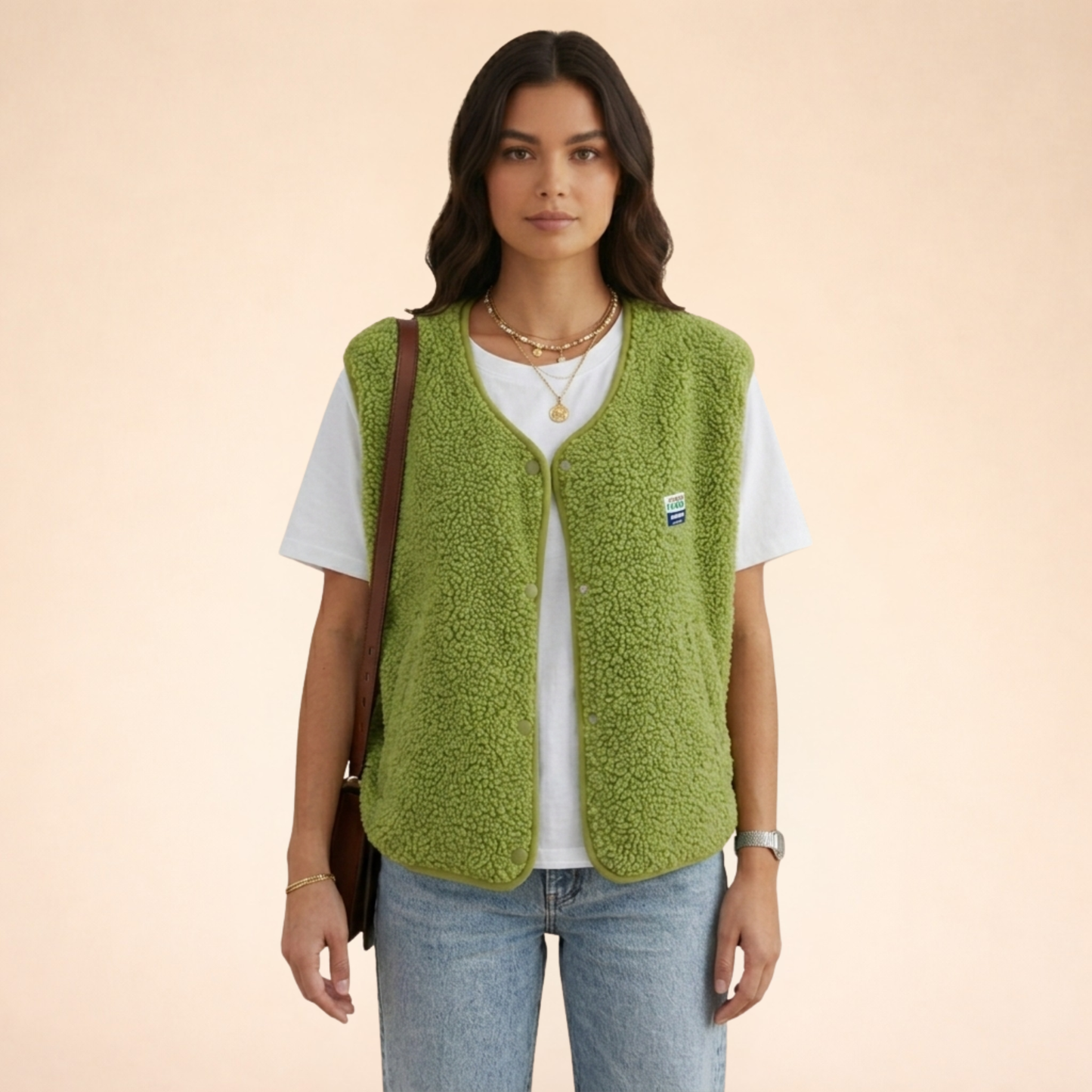 Marlise women's sherpa fleece sleeveless vest