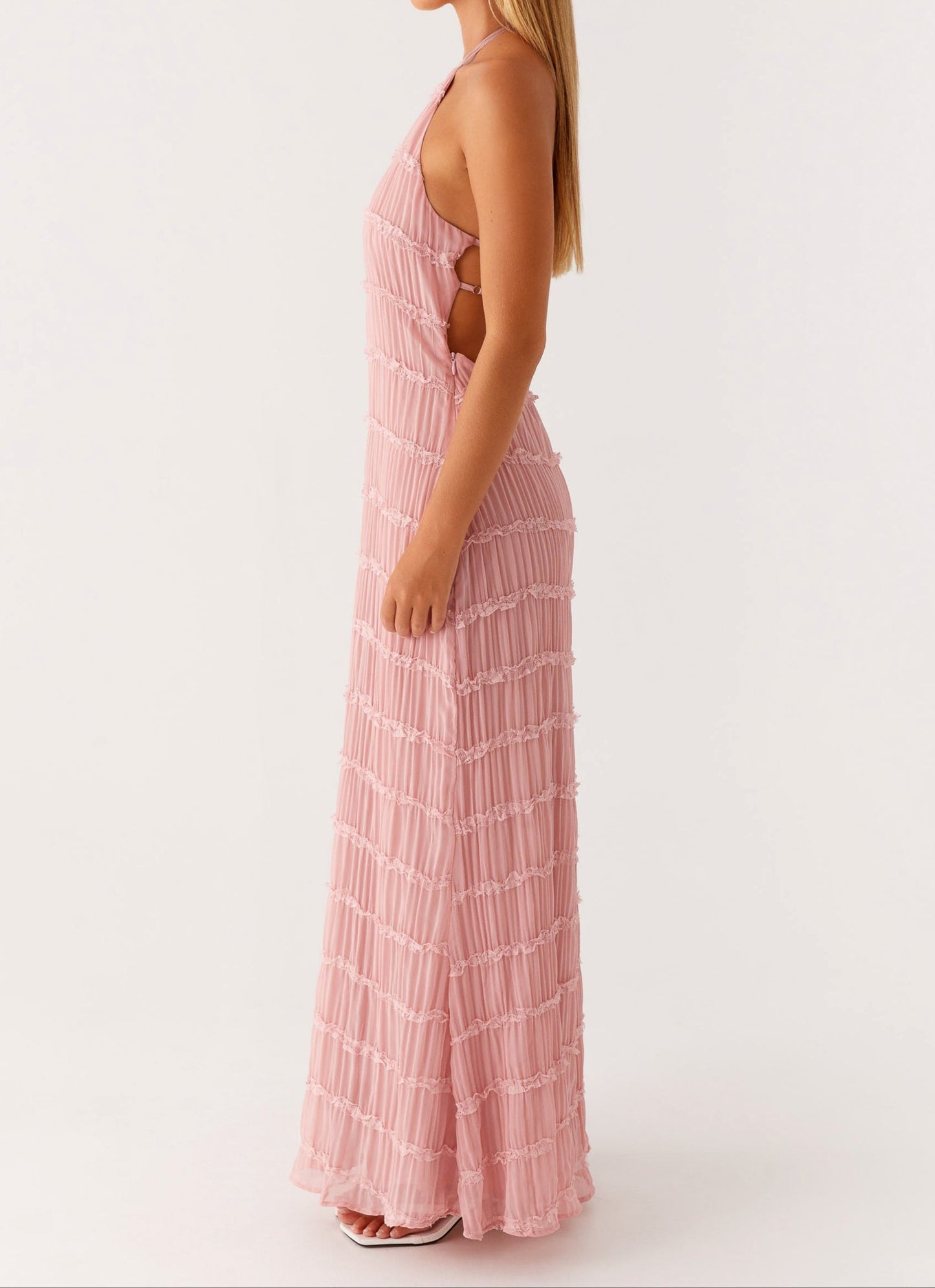 Joline | Elegant Halter Maxi Dress