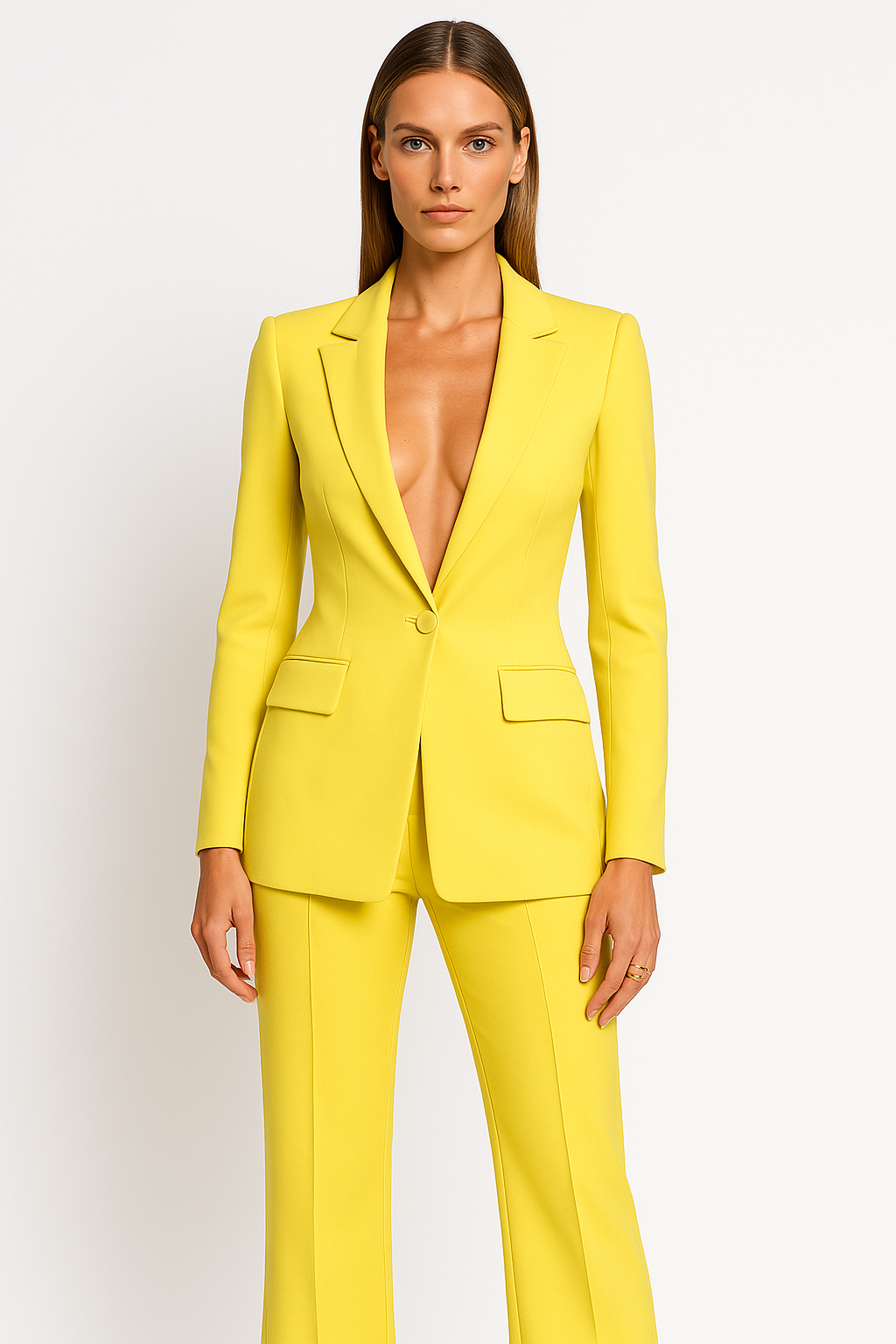 Marcellaine | Tailored Blazer and Straight-Leg Trouser Set