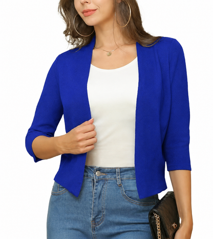 Open-front cardigan, alternate colour