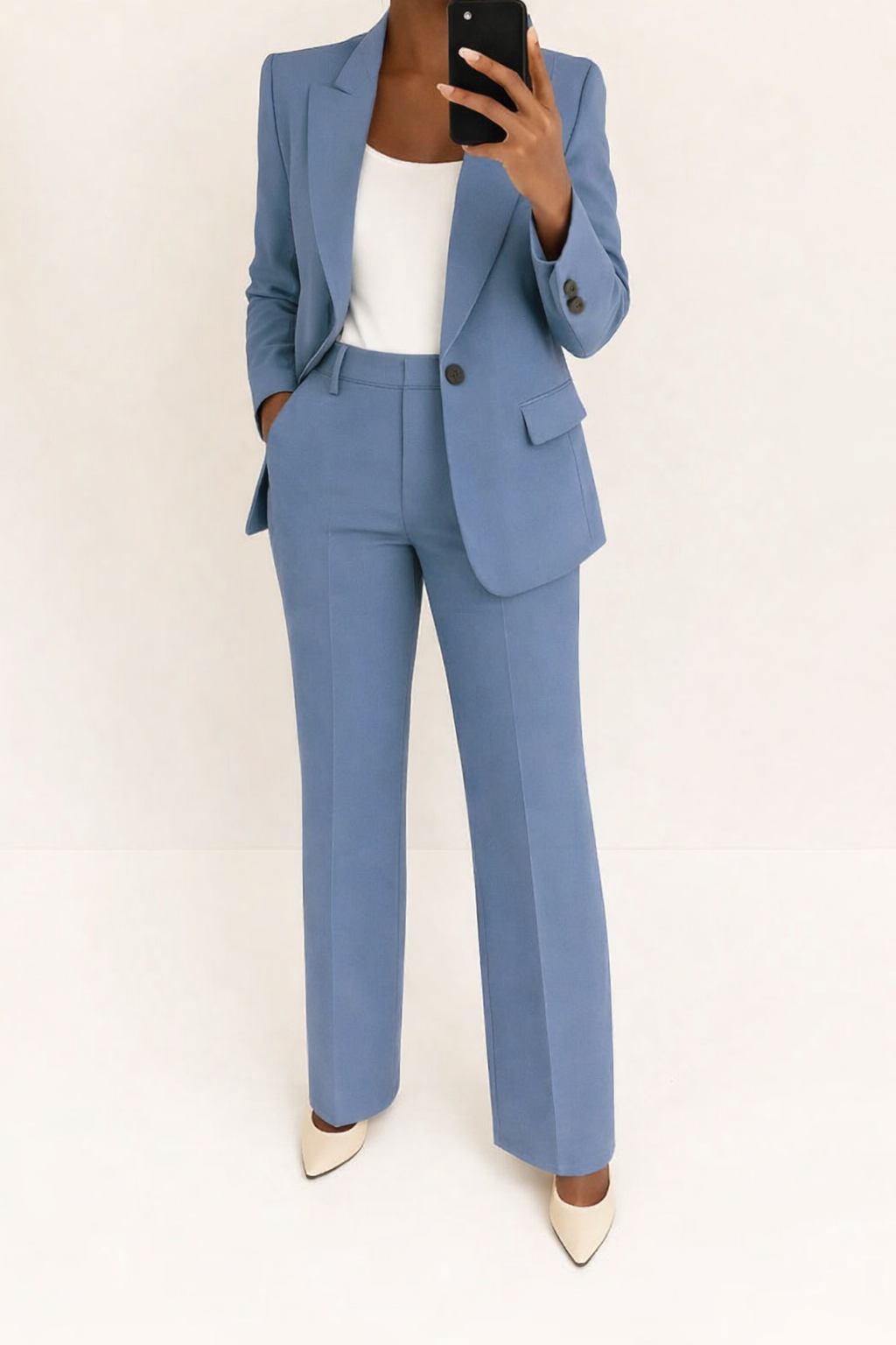 Clarivelle | Tailored Two-Piece Blazer and Trouser Set