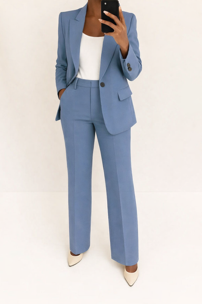 Clarivelle | Tailored Two-Piece Blazer and Trouser Set