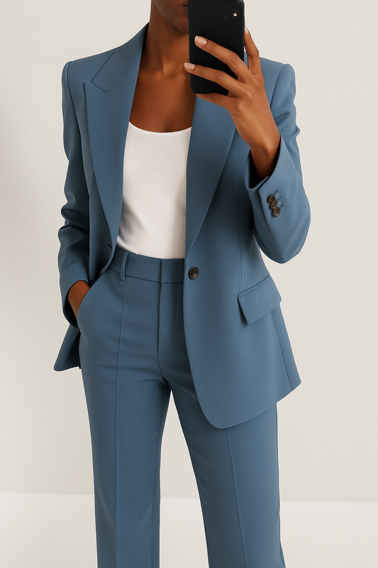 Bellamy | Tailored Blazer & Straight Leg Pant Suit