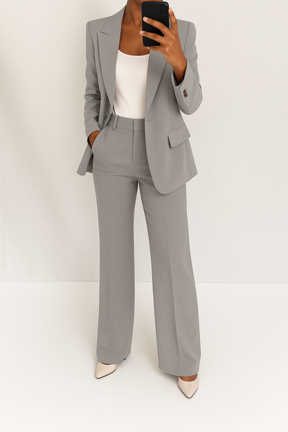 Bellamy | Tailored Blazer & Straight Leg Pant Suit