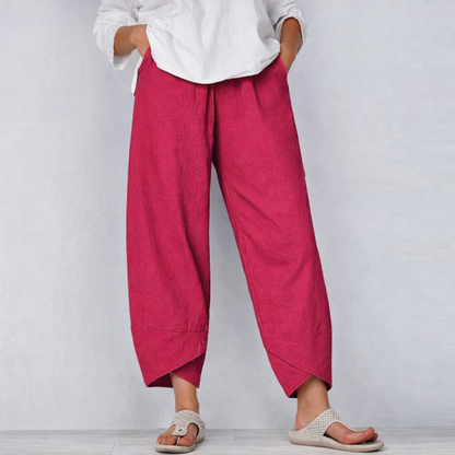 Kaitlyn | Casual Tapered Flowy Summer Pants