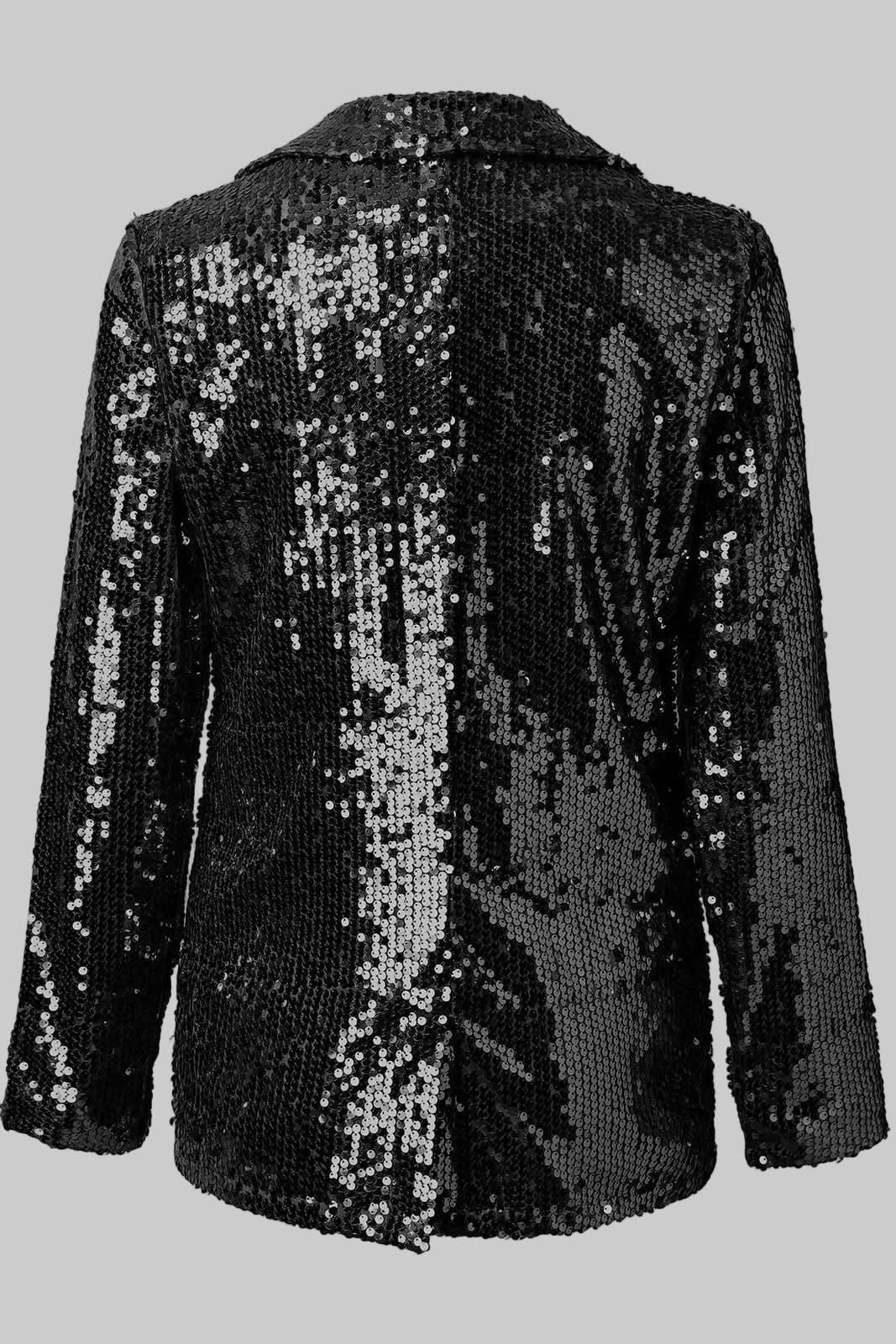 Solveig women's tailored sequin blazer