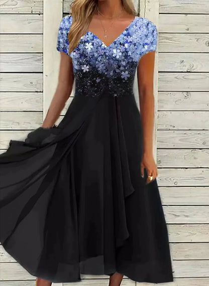 Chic stretch cocktail dress