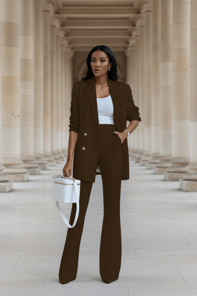 Anneliese women's two-piece blazer suit set
