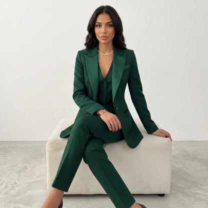 Three-piece blazer, vest and trouser suit, additional view