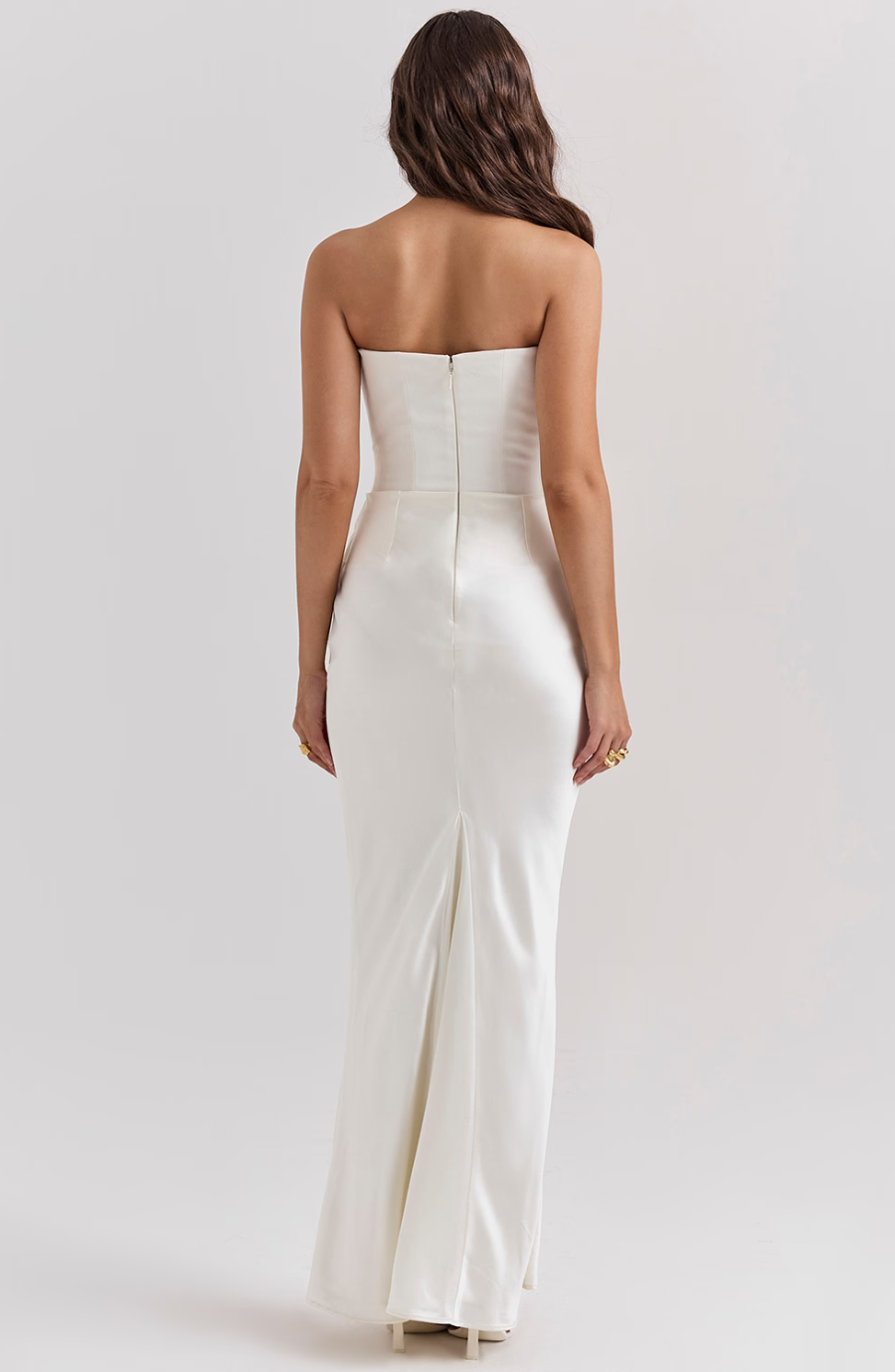 Aurelia | Lace Strapless Wedding Guest Dress