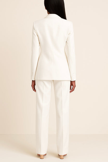 Ella | Tailored Pantsuit Set with Long Blazer