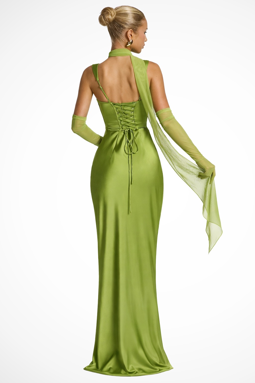 Gemma | Square Neck Ruched Maxi Dress