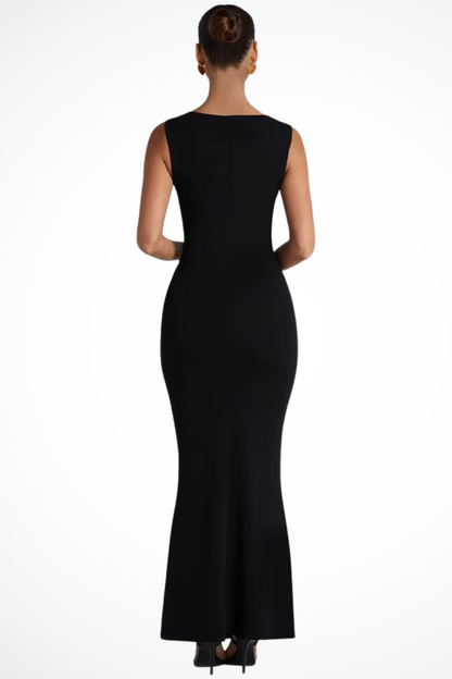 Nina | Square Neck Bodycon Maxi Wedding Guest Dress
