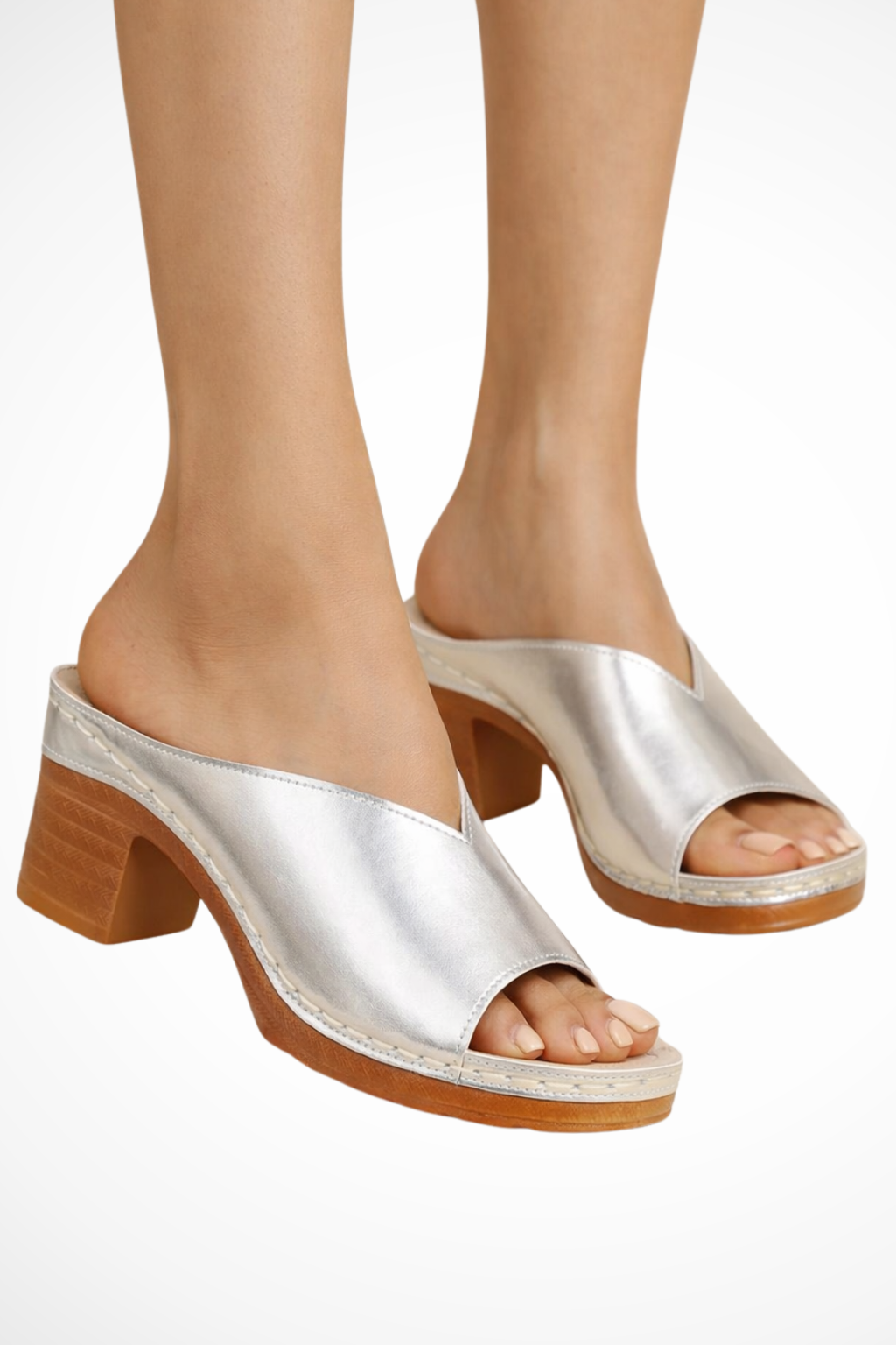 Hadleigh open toe mules color view