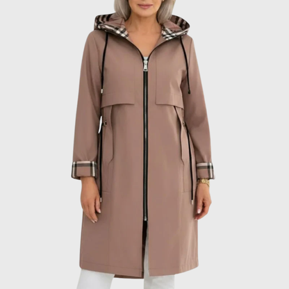 Ceinwen women's belted tailored rain jacket