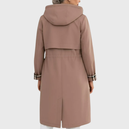 Ceinwen women's belted tailored rain jacket