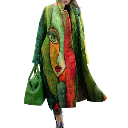 Ombrelle | Oversized Printed Statement Coat