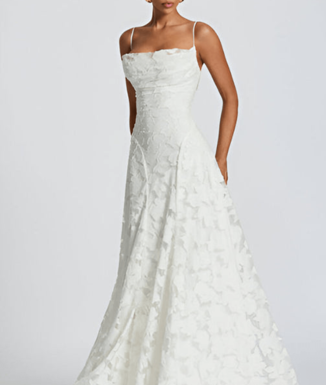 Hannah | Floral Lace Maxi Wedding Guest Dress