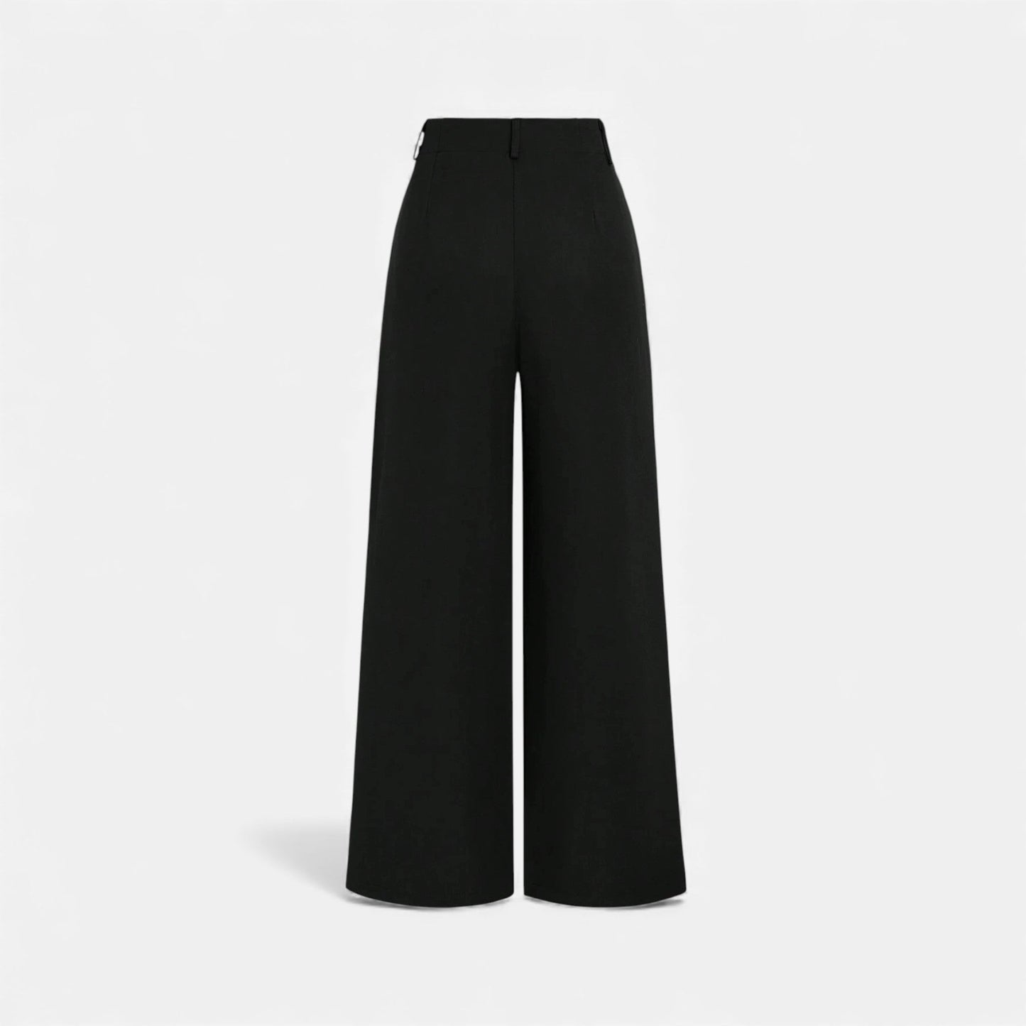 Frances | Jacquard Pleated Wide-Leg Trousers