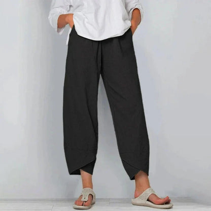 Kaitlyn | Casual Tapered Flowy Summer Pants