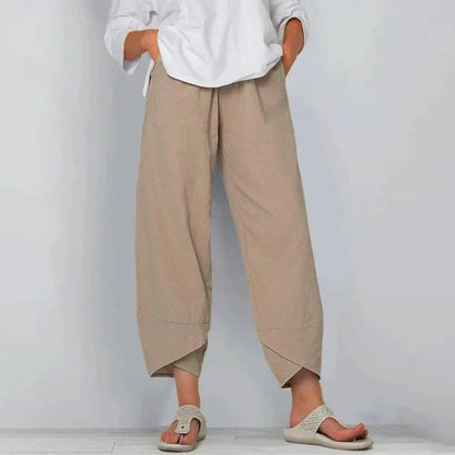 Kaitlyn | Casual Tapered Flowy Summer Pants