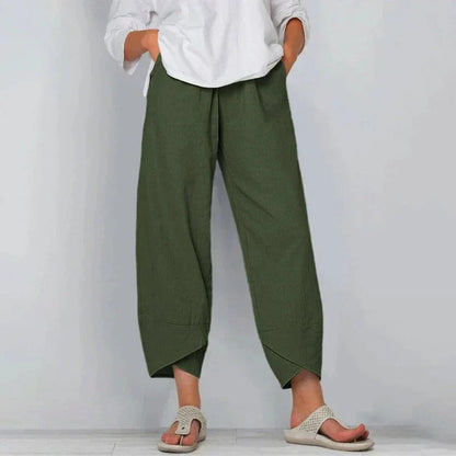 Kaitlyn | Casual Tapered Flowy Summer Pants